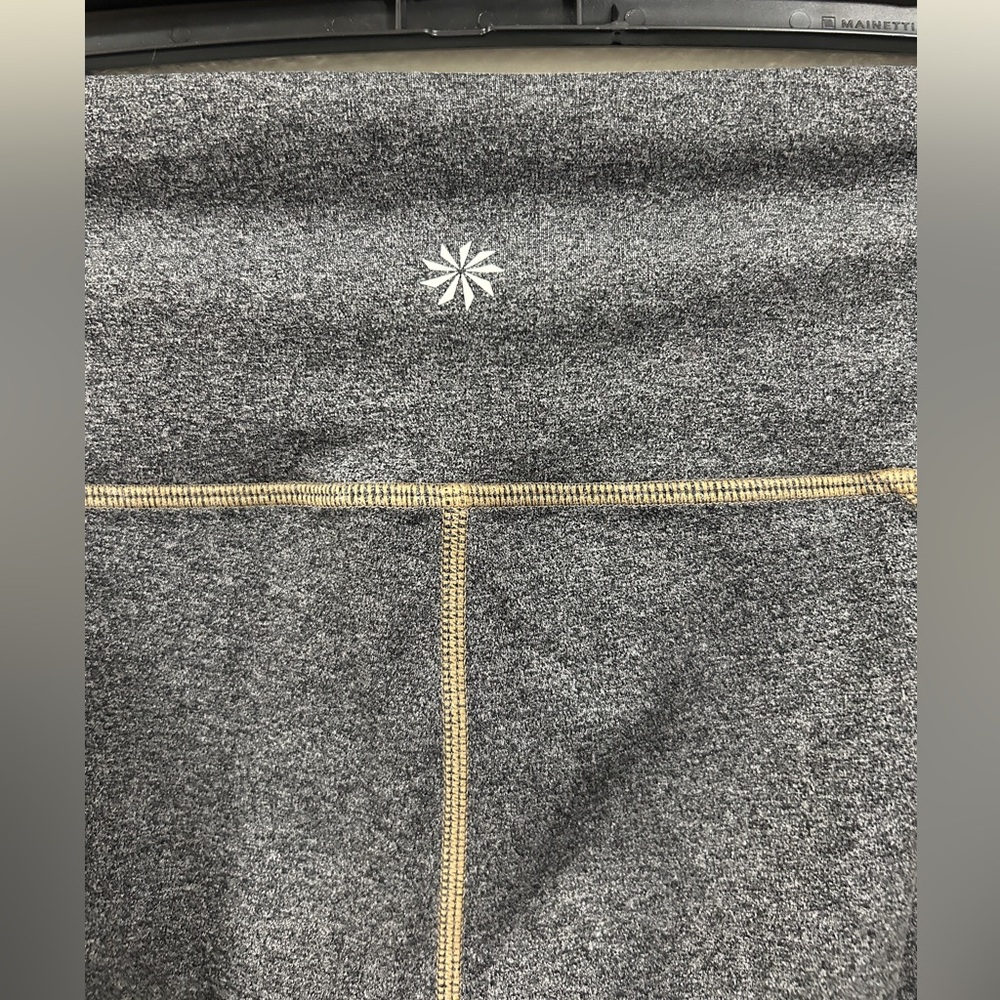 Athleta Active Pants Womens Gray‎ Heather Capri Leggings Athletic Workout, Sze L - Picture 4 of 14